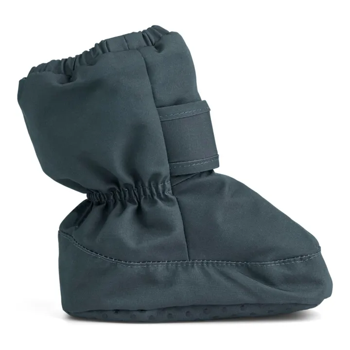 Heather Recycled Polyester Snow Boots | Navy blue- Product image n°0