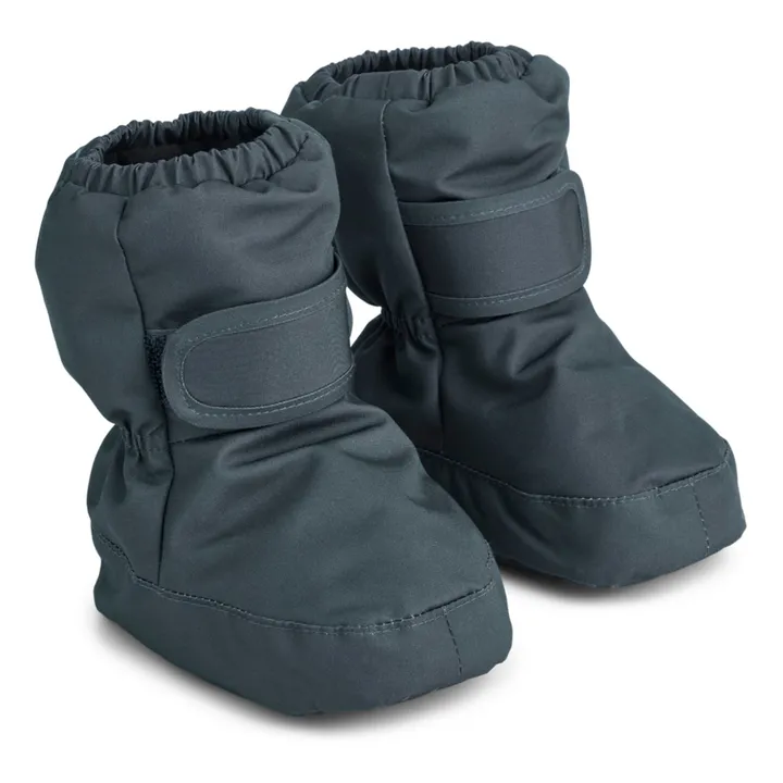 Heather Recycled Polyester Snow Boots | Navy blue- Product image n°1