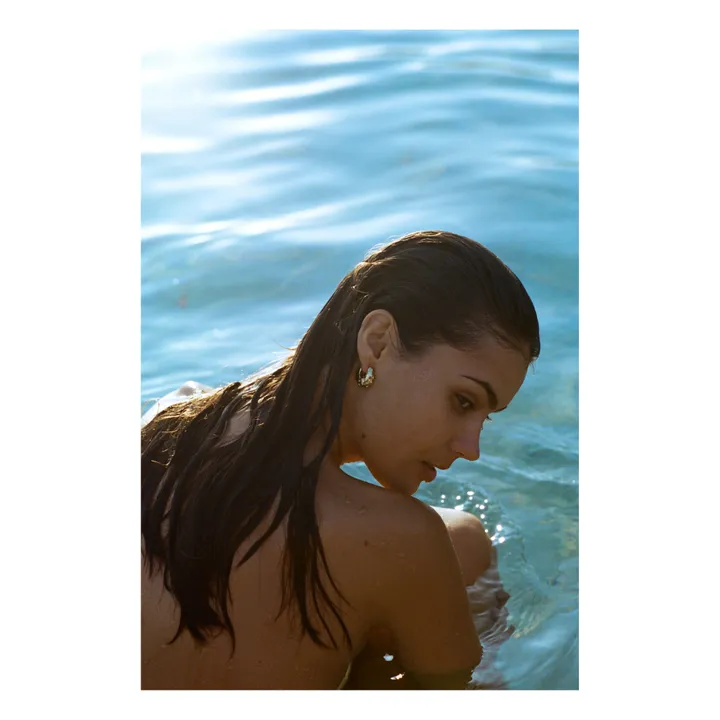 Boucles d'Oreilles Crystal Bay | Doré- Image produit n°1
