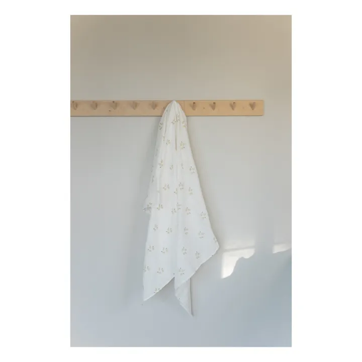 Lange d'emmaillotage en coton bio 120x120 cm | Pear- Image produit n°7