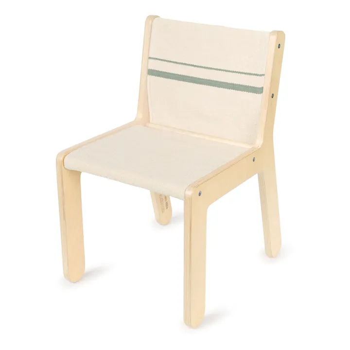 Sillita de abedul con funda extraíble | Azul Pálido- Imagen del producto n°0