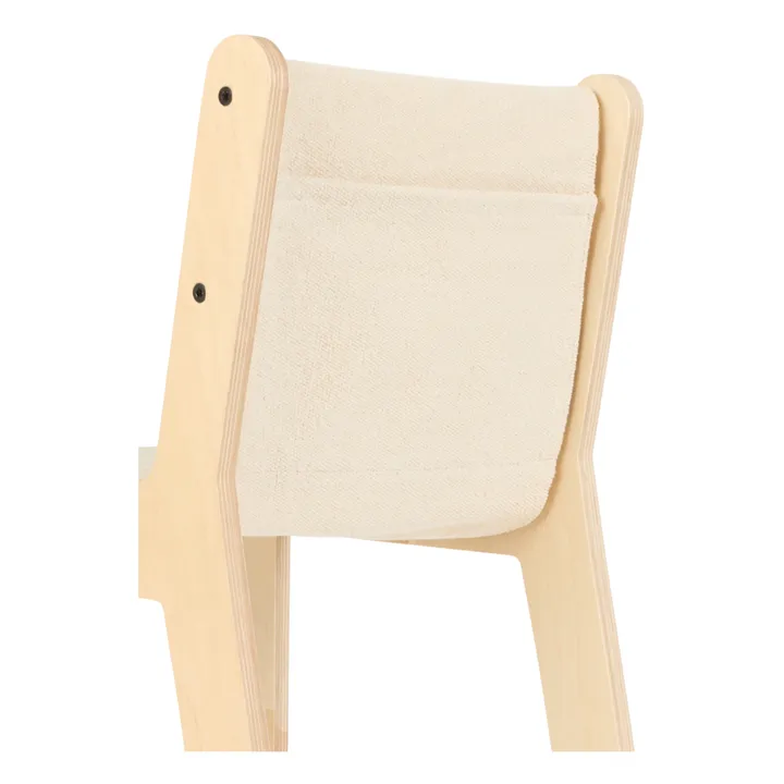 Sillita de abedul con funda extraíble | Azul Pálido- Imagen del producto n°6
