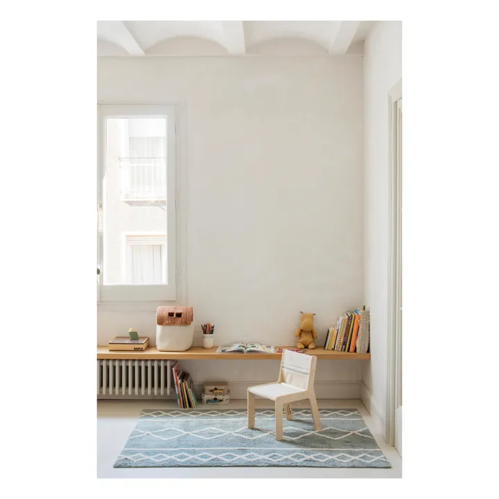 Sillita de abedul con funda extraíble | Azul Pálido- Imagen del producto n°7