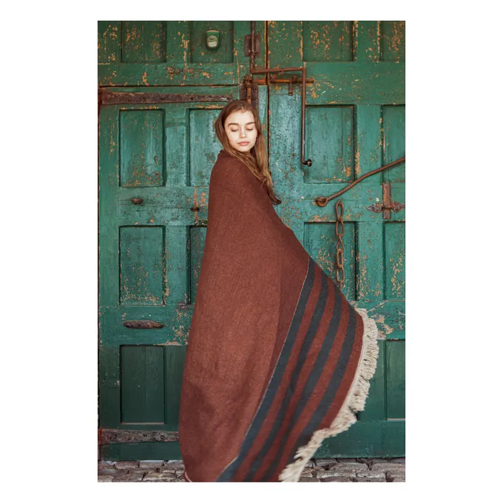 Plaid Juniper | Terracotta- Image produit n°1