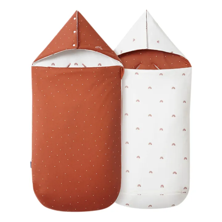 Saco para carrito reversible para varias estaciones | Terracotta- Imagen del producto n°0
