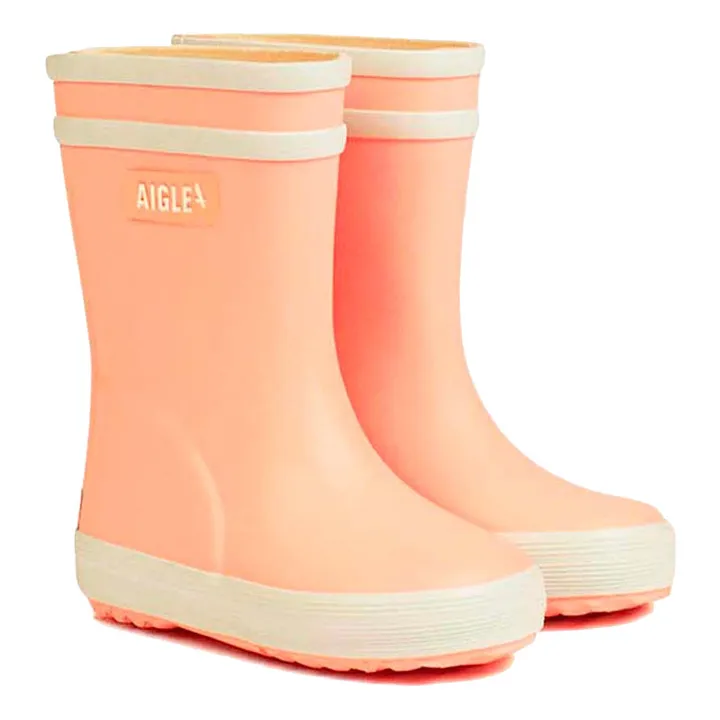 Bottes de Pluie Baby Flac | Rose pâle- Image produit n°2