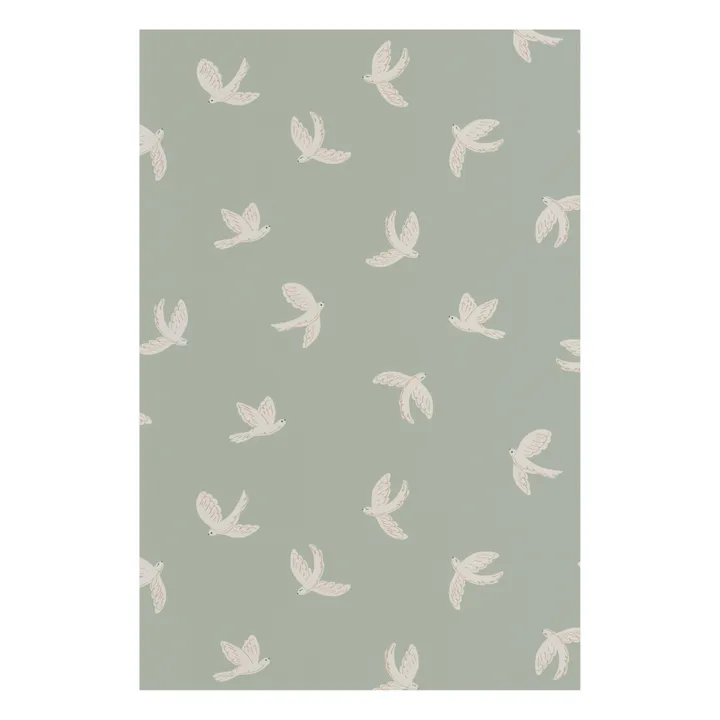Rouleau de papier-peint Isidore | Vert céladon- Image produit n°1