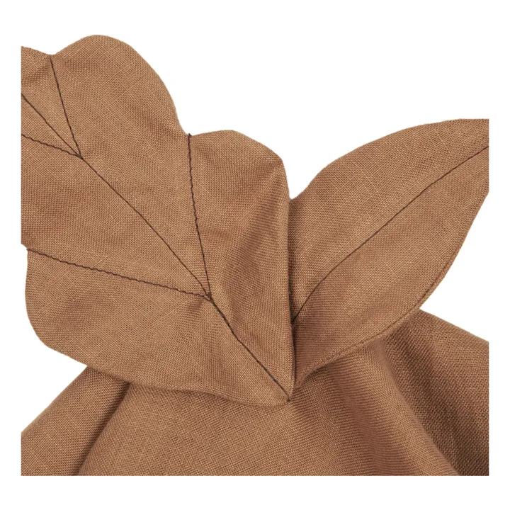 Doudou lange Feuille - Lin Français | Noisette- Image produit n°2