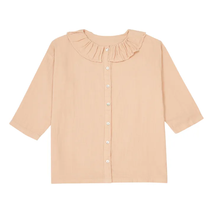 Blouse Gaze de Coton Aronie | Vieux Rose- Image produit n°0