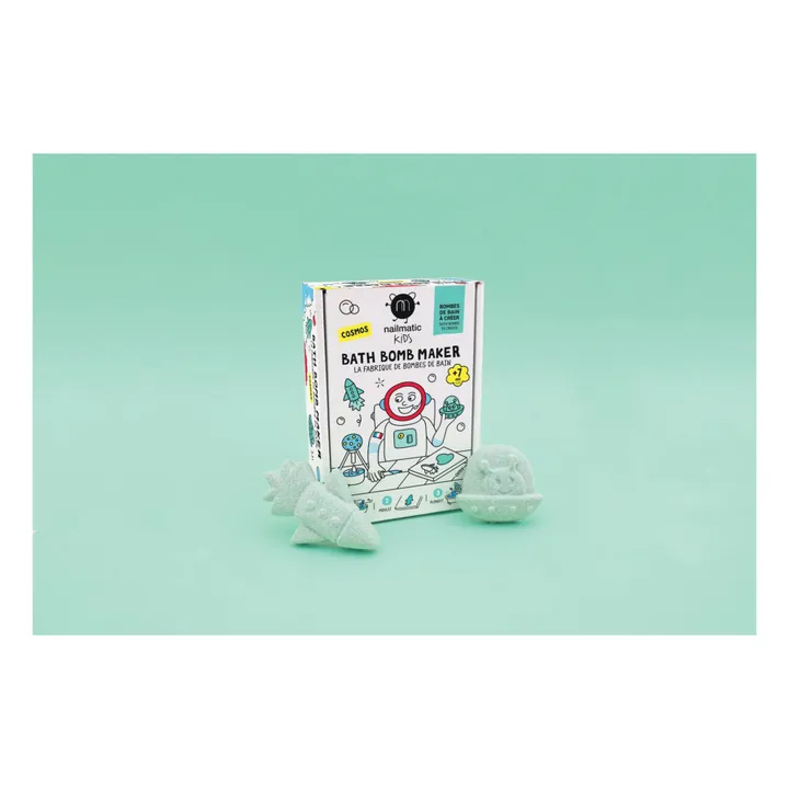 Coffret La Fabrique de bombes de bain Cosmos - 2 bombes | Bleu- Image produit n°1