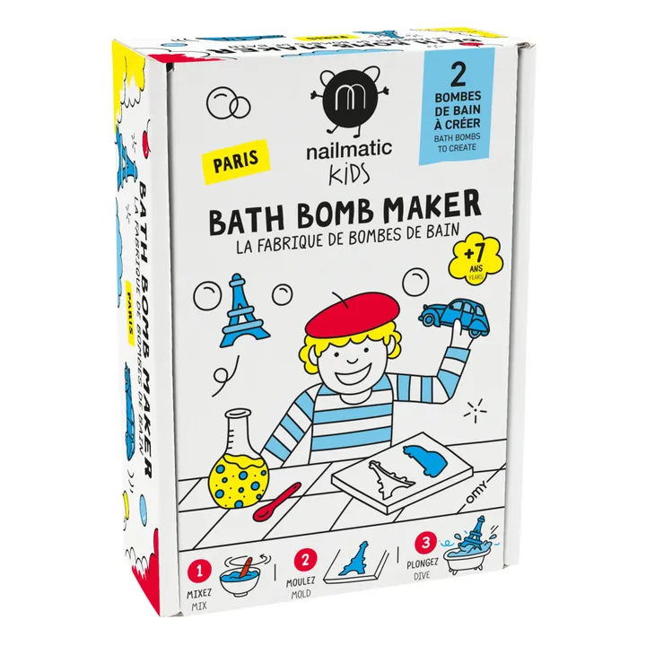 The Bath Bomb Factory Set - Paris Edition - 2 bombs | Blue- Product image n°0