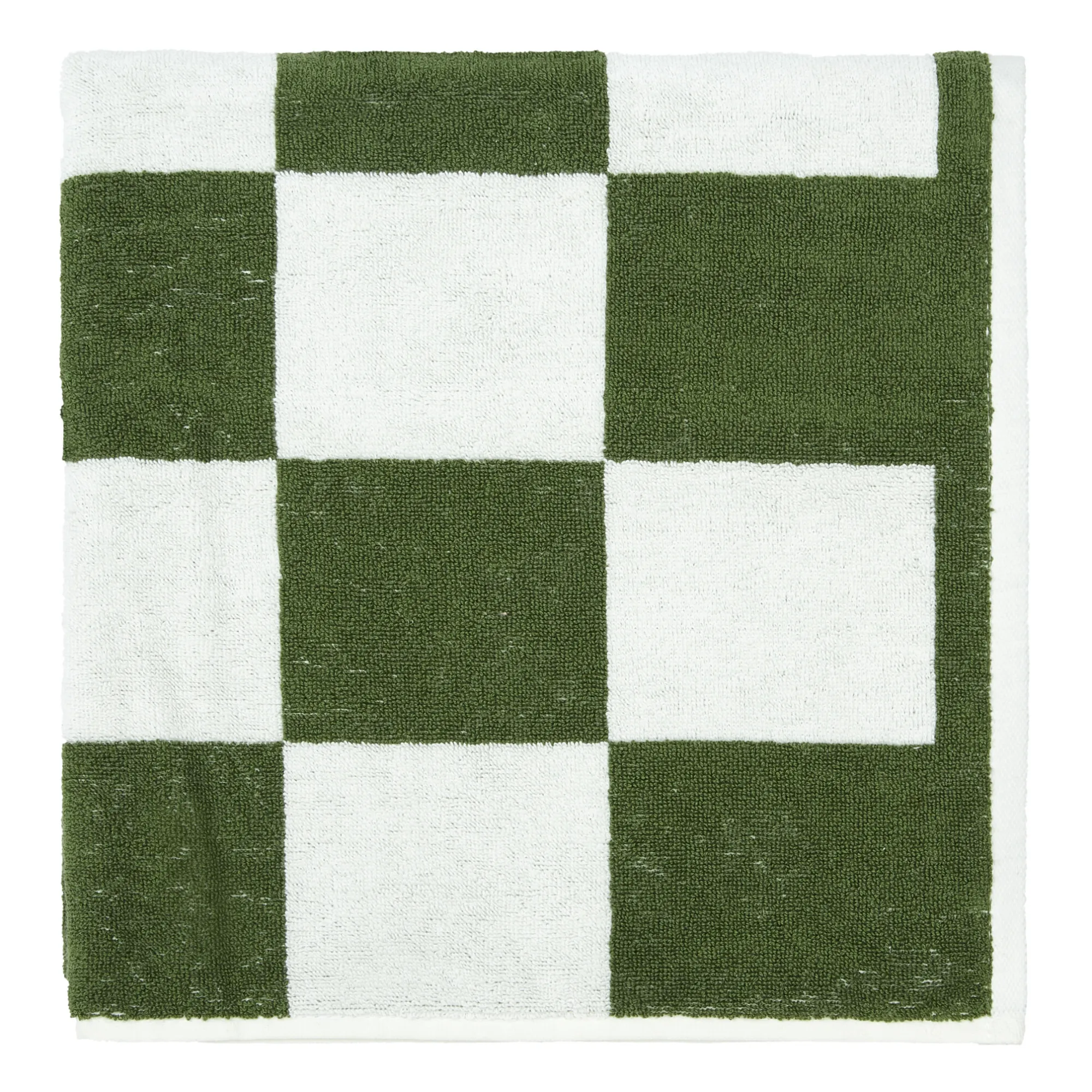 Serviette de bain Check | Matcha- Image produit n°0