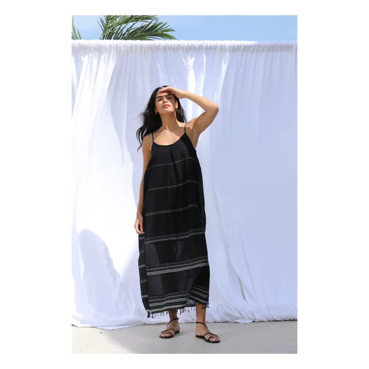 Robe Slip Leliti | Noir- Image produit n°1