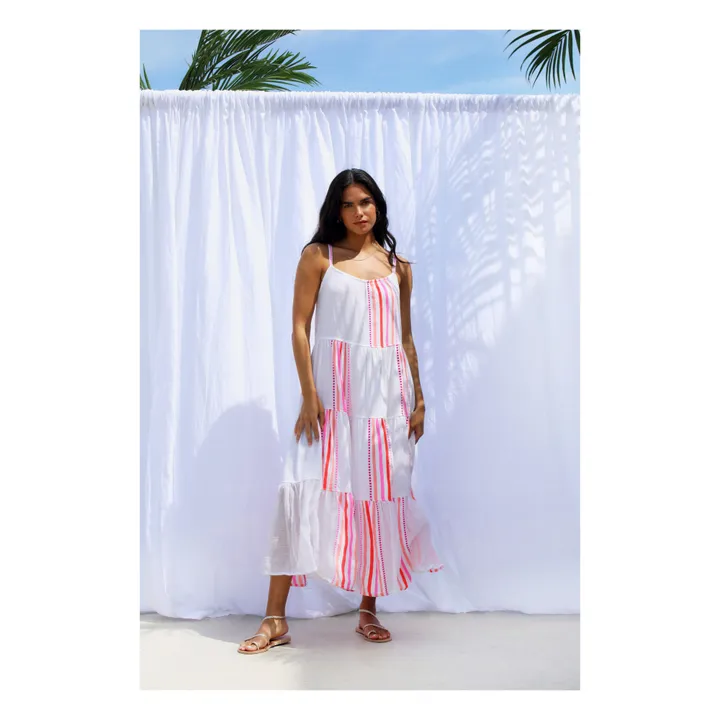 Robe Cascade Eshe | Rose- Image produit n°1