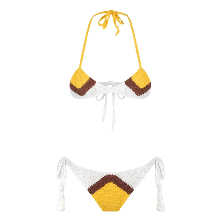 Maillot 2 Pièces Margot | Jaune- Image produit n°0