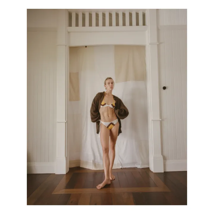 Maillot 2 Pièces Margot | Jaune- Image produit n°2