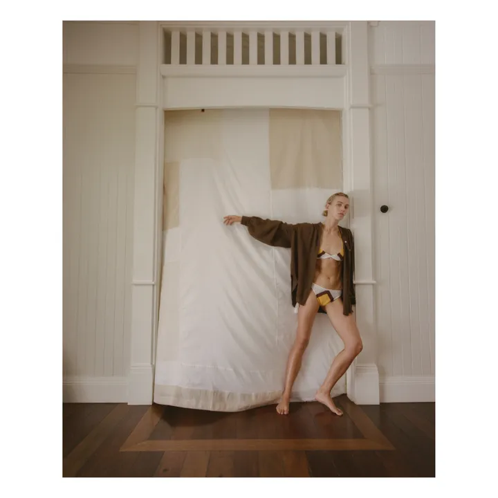 Maillot 2 Pièces Margot | Jaune- Image produit n°3