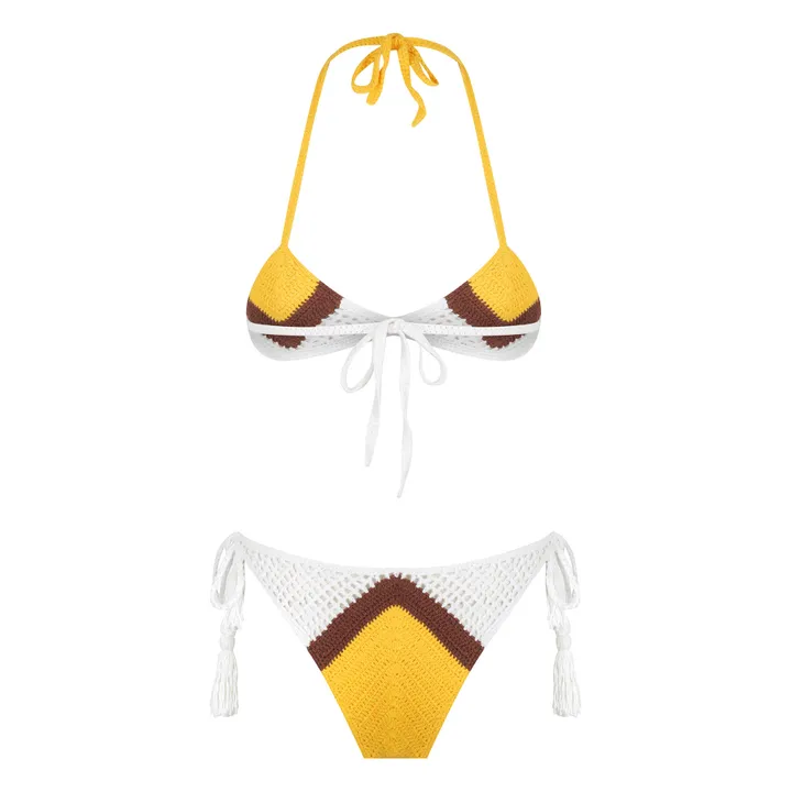 Maillot 2 Pièces Margot | Jaune- Image produit n°4