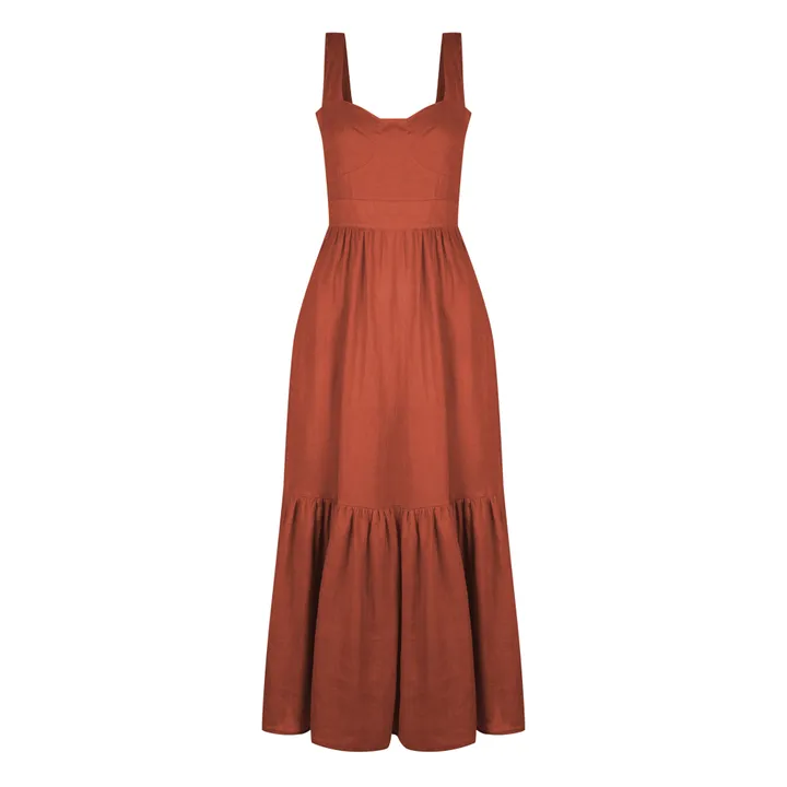 Robe Lucia | Bordeaux- Image produit n°0