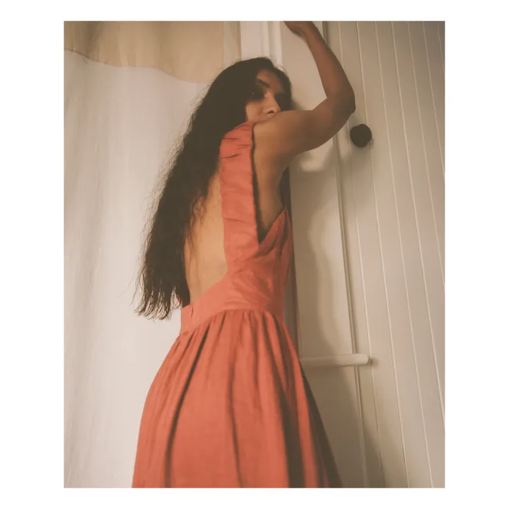 Robe Lucia | Bordeaux- Image produit n°2