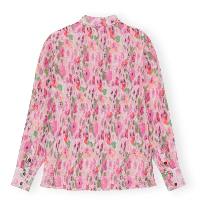 Blouse Georgette Plissée | Rose- Image produit n°4