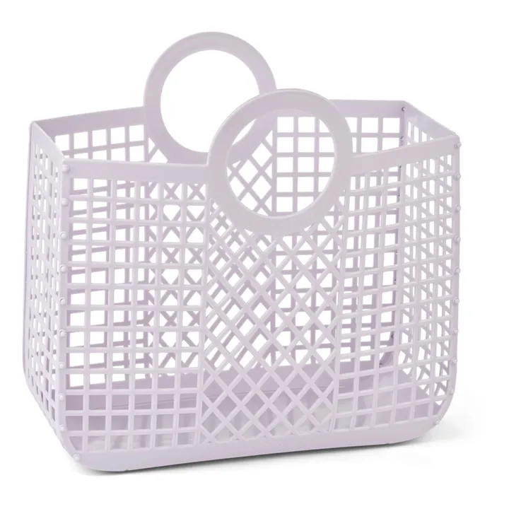 Panier Matière Recyclée Bloom | Mauve- Image produit n°1