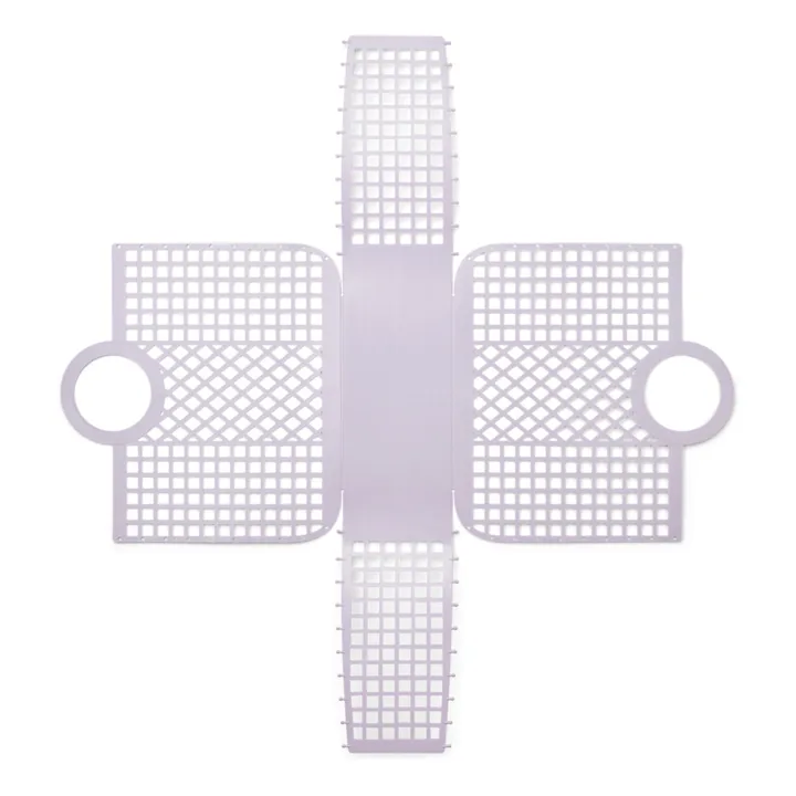 Panier Matière Recyclée Bloom | Mauve- Image produit n°2