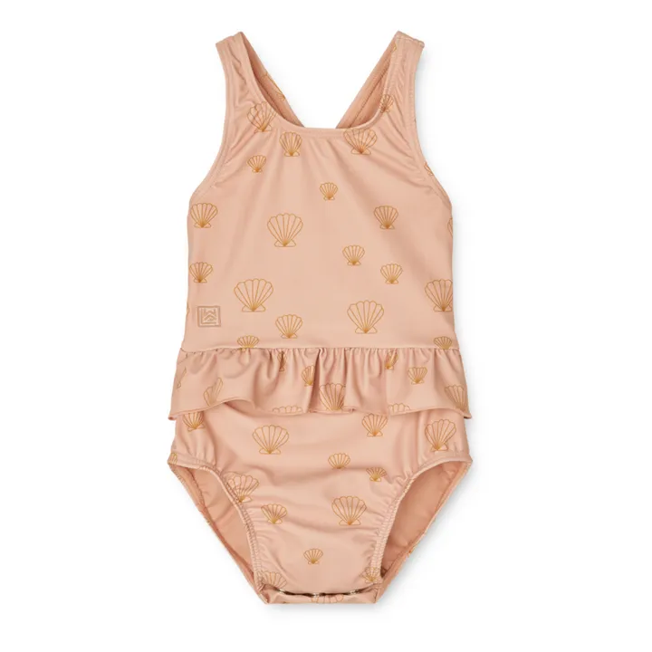 Amina Recycled Material One-Piece Swimsuit | Dusty Pink- Product image n°0