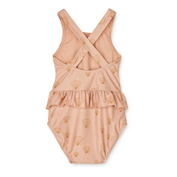 Amina Recycled Material One-Piece Swimsuit | Dusty Pink- Product image n°2