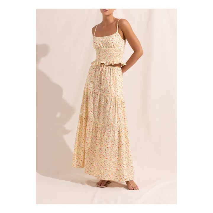 Top Cami Floret | Jaune- Image produit n°1