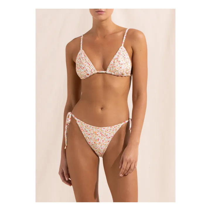 Bas de Maillot Noué Floret | Bleu- Image produit n°1