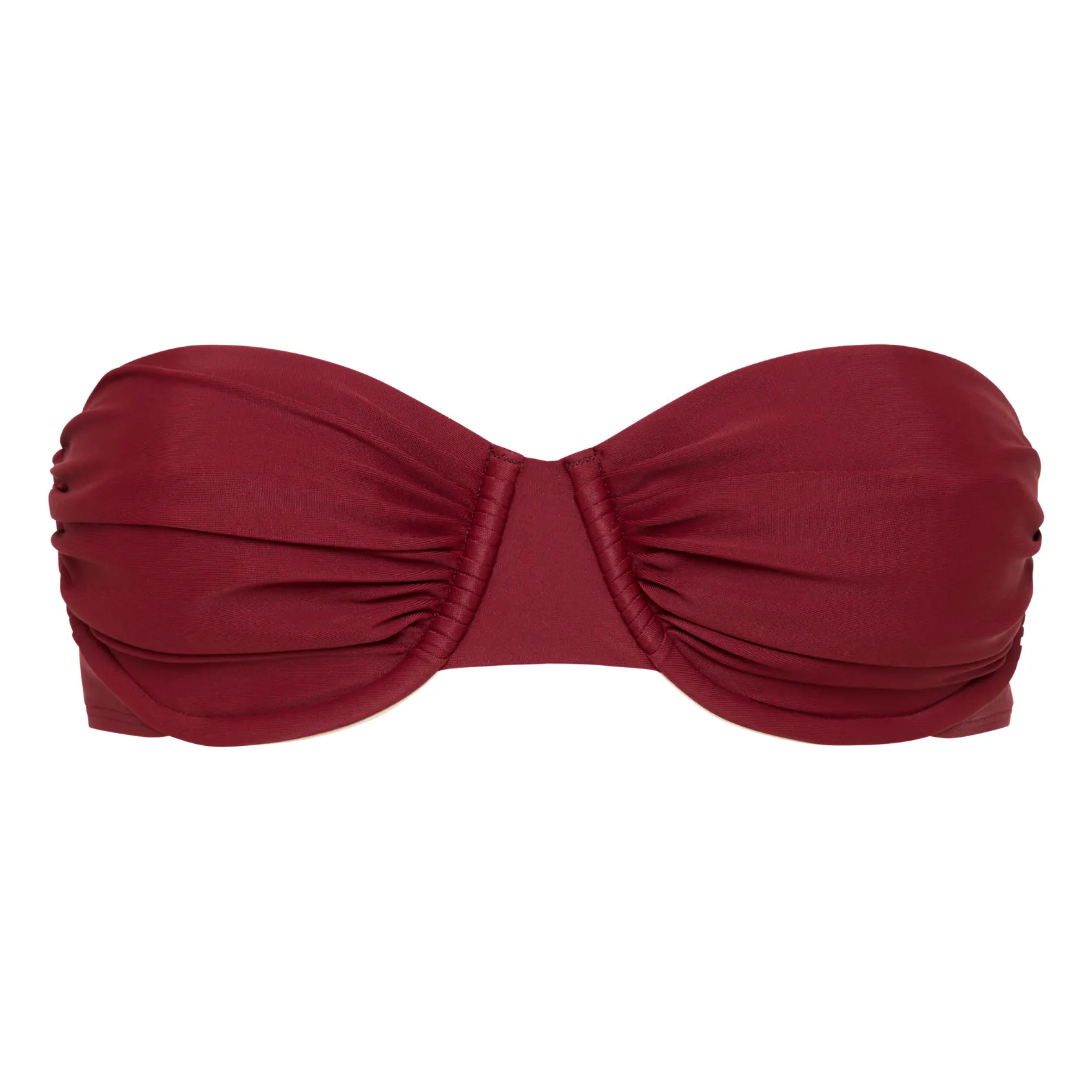 Peony Claret Bikini Top Burgundy Smallable