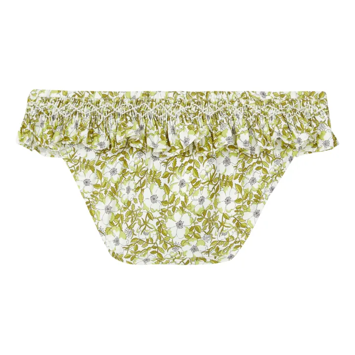 Bonpoint Sardinia Liberty Print Bikini Bottoms Green Smallable
