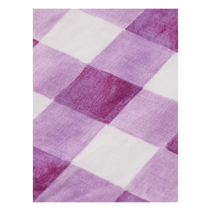 Robe Carreaux | Violet- Image produit n°1