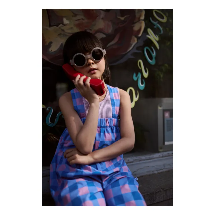 Jumpsuit kariert Wavy | Blau- Produktbild Nr. 3