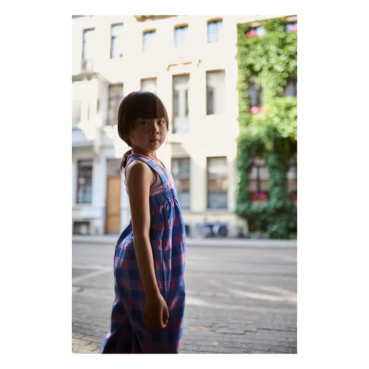 Jumpsuit kariert Wavy | Blau- Produktbild Nr. 6