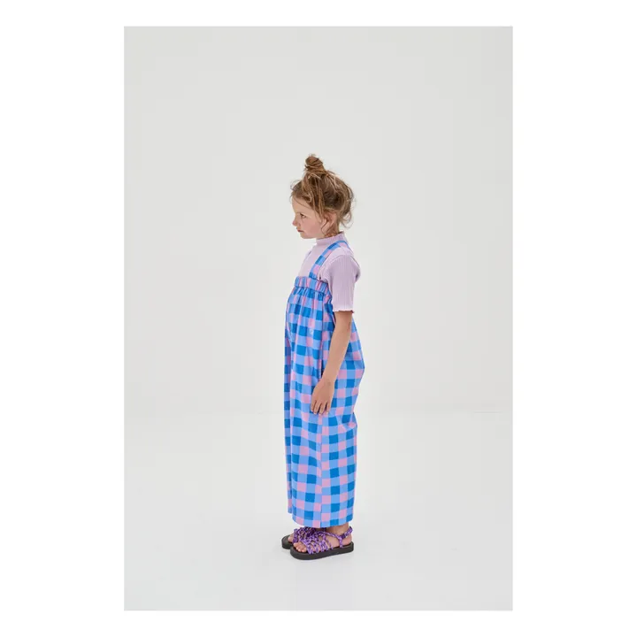 Jumpsuit kariert Wavy | Blau- Produktbild Nr. 8