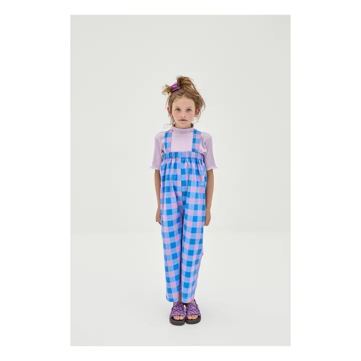 Jumpsuit kariert Wavy | Blau- Produktbild Nr. 9