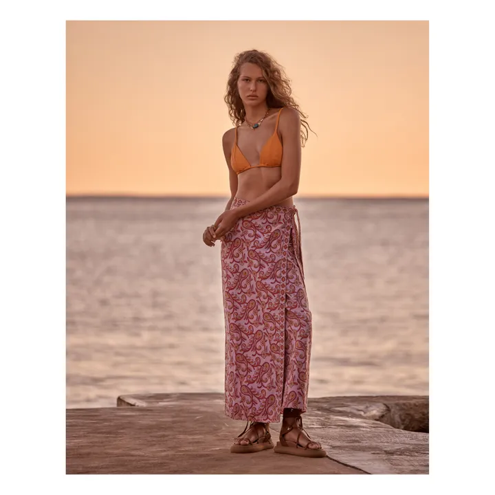 Jupe Maxi Kiki Nazar | Rose- Image produit n°1