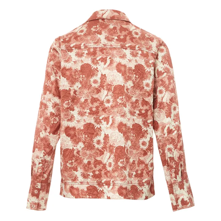 Chemise Froissée Satin | Terracotta- Image produit n°4
