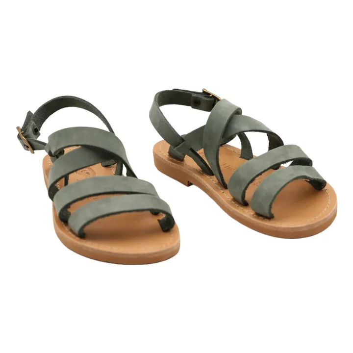 Sandales Jackie | Vert de gris- Image produit n°2