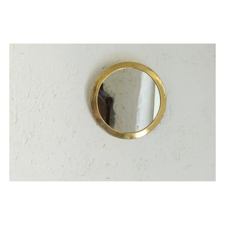 Round Brass Mirror | Gold- Product image n°1