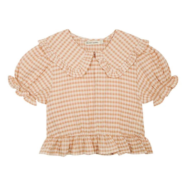 Blouse Coton Bio Petra | Rose pâle- Image produit n°0