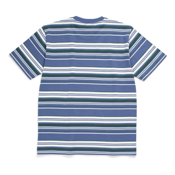 T-shirt Johannes Coton Bio Weekend Stripe | Bleu indigo- Image produit n°1