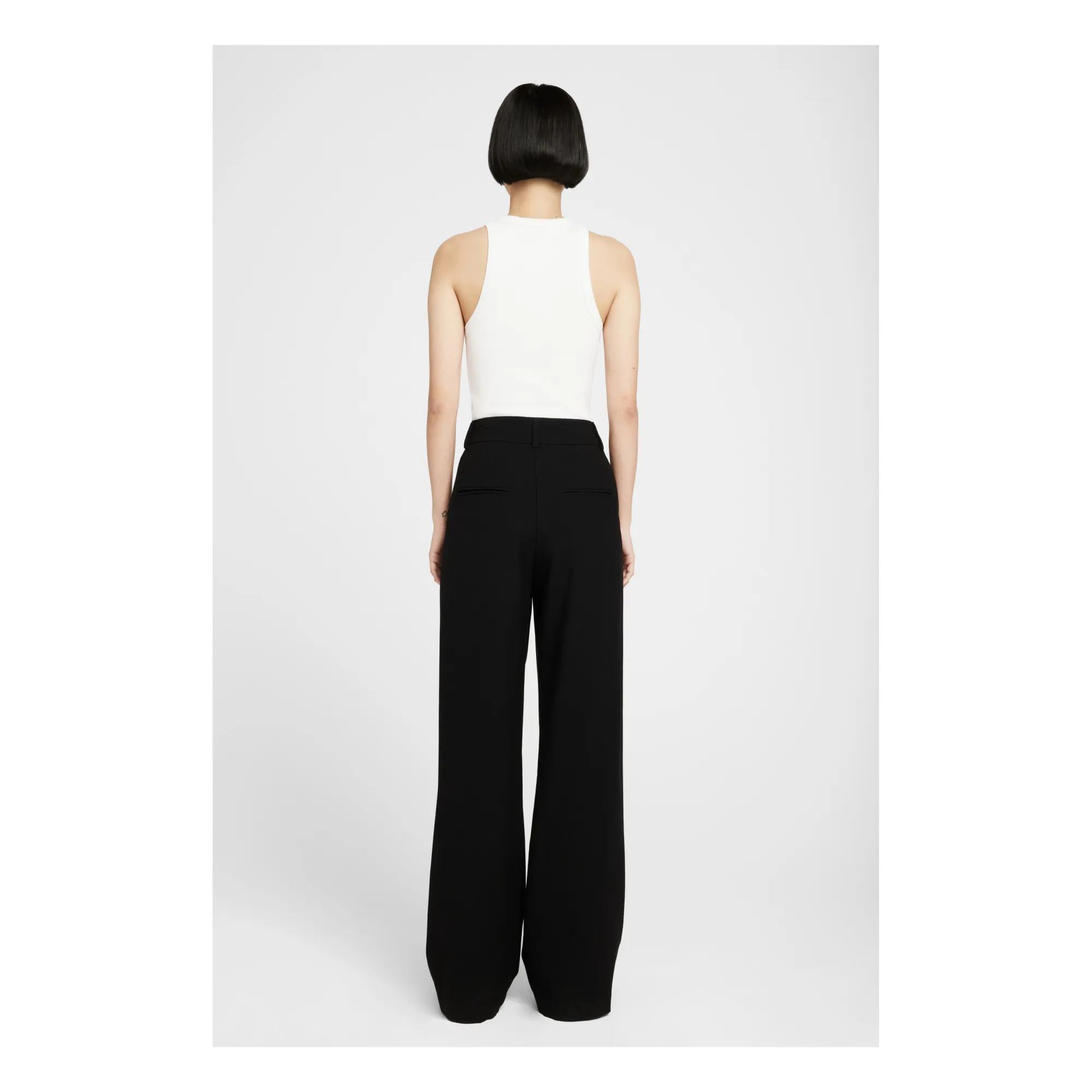 Eva Organic Cotton Tank Top | White- Product image n°2