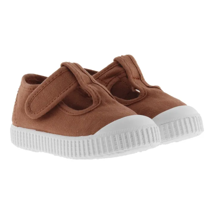 Baskets Scratchs Sandalia Tira Lone | Marron clair - Image produit n°0
