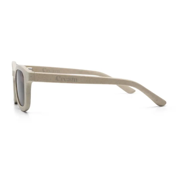 Lunettes de Soleil Carré | Ecru- Image produit n°2