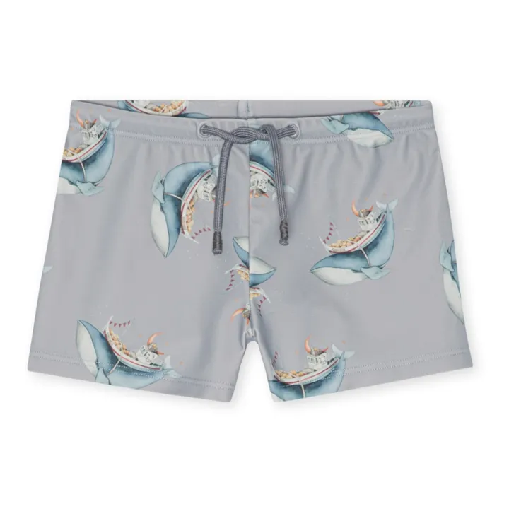 Boxer de Bain Aster | Gris- Image produit n°0