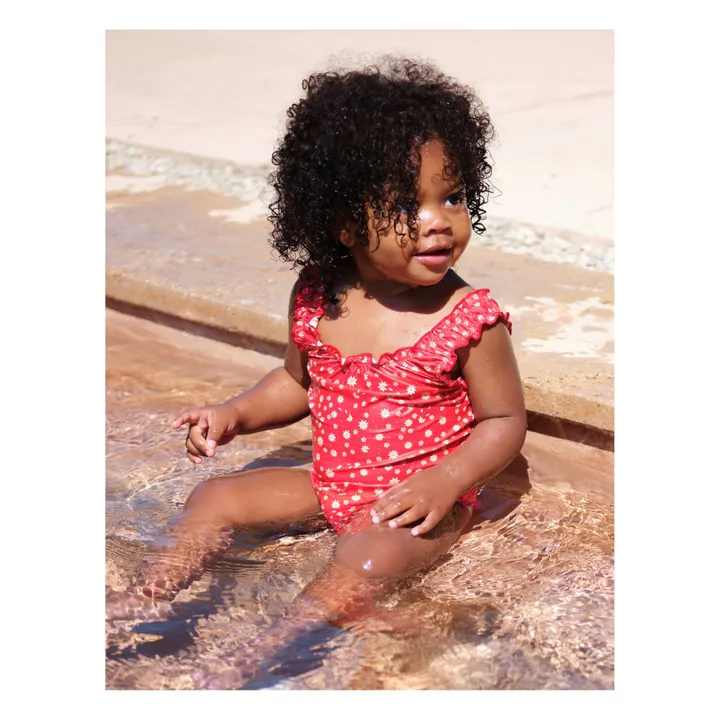 Maillot de Bain 1 pièce Matière Recyclée | Rouge- Image produit n°1