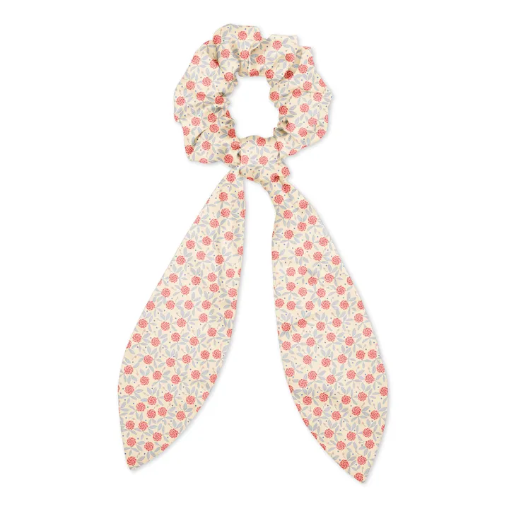 Chouchou Nœud Coton Bio | Rose- Image produit n°0